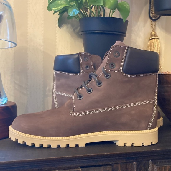 Birkenstock Brown Unisex Lace Up Boots - Slip Resistant - Picture 4 of 15